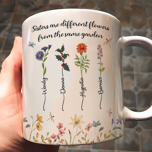 Floral-Style-Sisters-Are-Different-Flowers-From-The-Same-Garden-Personalized-Mug_1.jpg